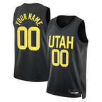 MyBoyd Custom U.Jazz Black 202223 Swingman Stitched Jerseys- Statement Edition