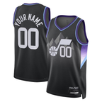 MyBoyd Custom U.Jazz Black 2025 Swingman Stitched Jerseys - Statement Edition