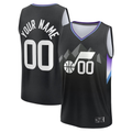 MyBoyd Custom U.Jazz Black Fast Break Stitched Jerseys - Statement Editio