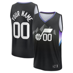 MyBoyd Custom U.Jazz Black Fast Break Stitched Jerseys - Statement Editio