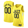 MyBoyd Custom U.Jazz Gold Swingman Stitched Jerseys - Icon Edition