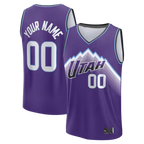 MyBoyd Custom U.Jazz Purple Fast Break Replica Custom Stitched Jerseys - Icon Edition