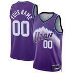 MyBoyd Custom U.Jazz Purple Swingman Stitched Jerseys - Icon Edition