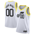 MyBoyd Custom U.Jazz White Swingman Stitched Jerseys - Association Edition