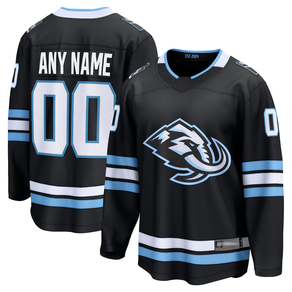 MyBoyd Custom U.Mammoth Black Home Breakaway Jerseys