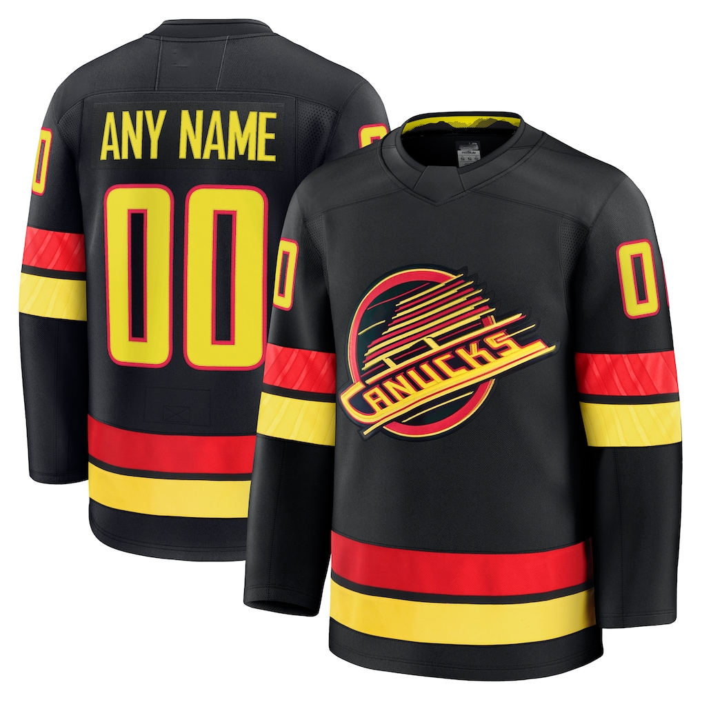 MyBoyd Custom V.Canucks Black Alternate Premium Jerseys