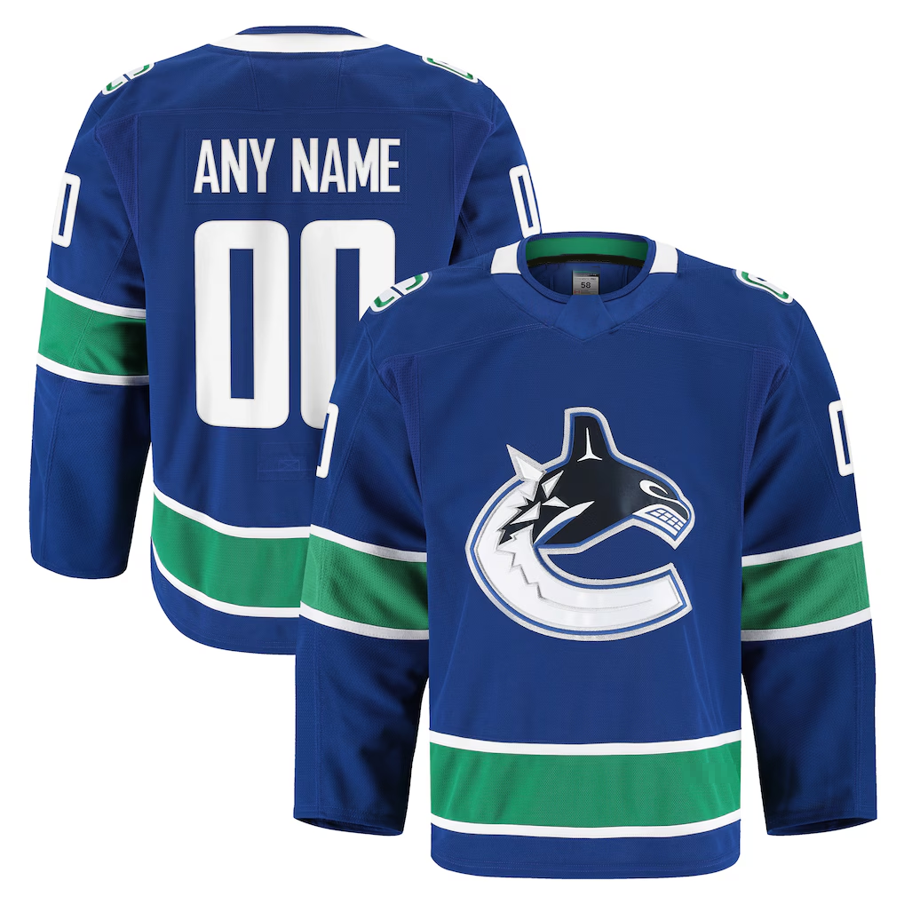 MyBoyd Custom V.Canucks Blue Home Authentic Pro Jerseys