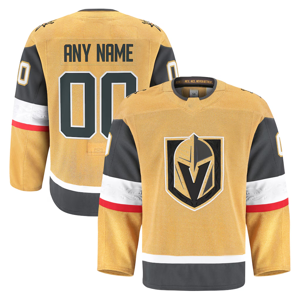MyBoyd Custom VG.Knights Gold Home Authentic Pro Jerseys