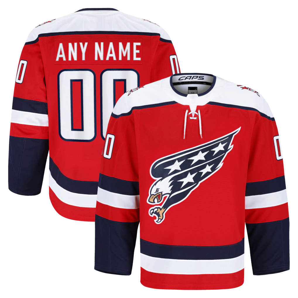 MyBoyd Custom W.Capitals Red Alternate Authentic Pro Jerseys