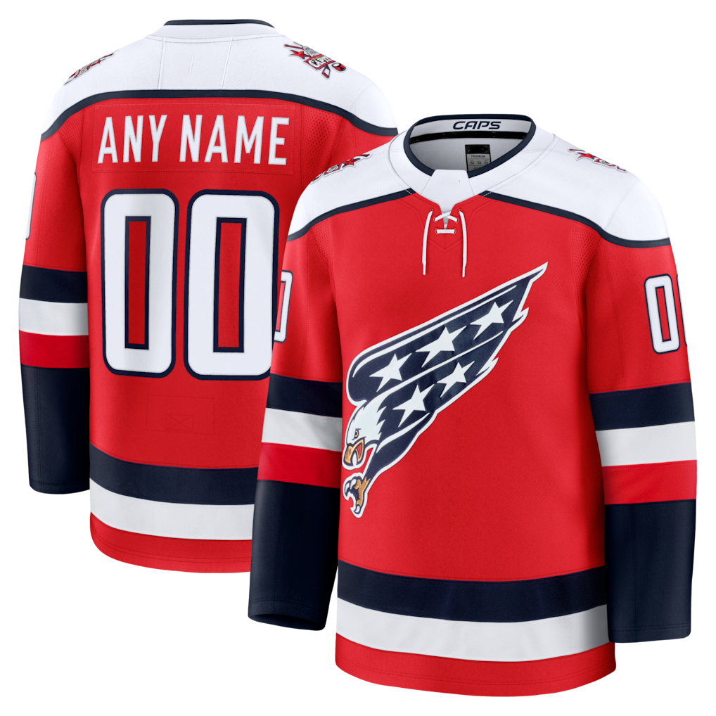 MyBoyd Custom W.Capitals Red Alternate Premium Jerseys