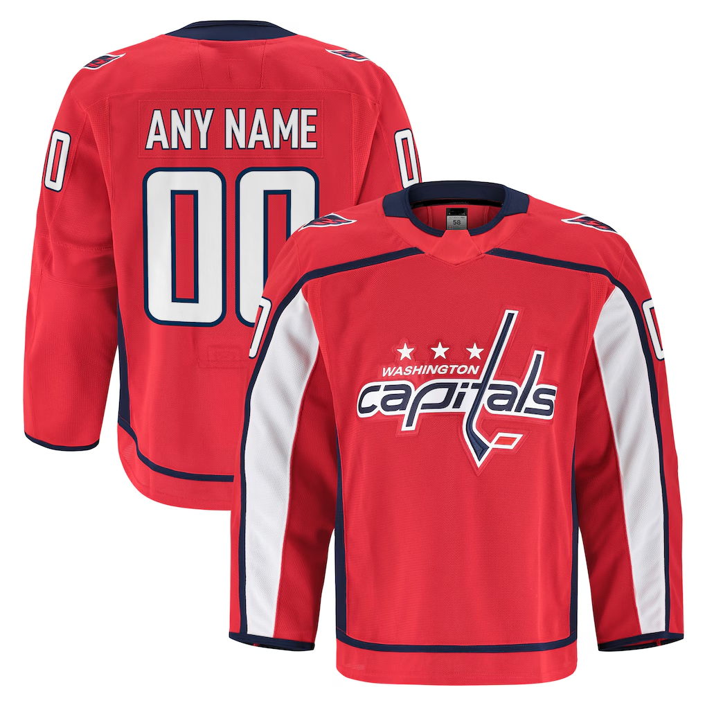 MyBoyd Custom W.Capitals Red Home Authentic Pro Jerseys