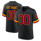 MyBoyd Custom W.Commanders Black Hail Raiser Alternate Game Stitched Jerseys