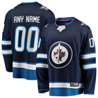 MyBoyd Custom W.Jets Blue Home Breakaway Jerseys