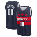 MyBoyd Custom W.Wizards Navy Fast Break Jerseys - Statement Edition