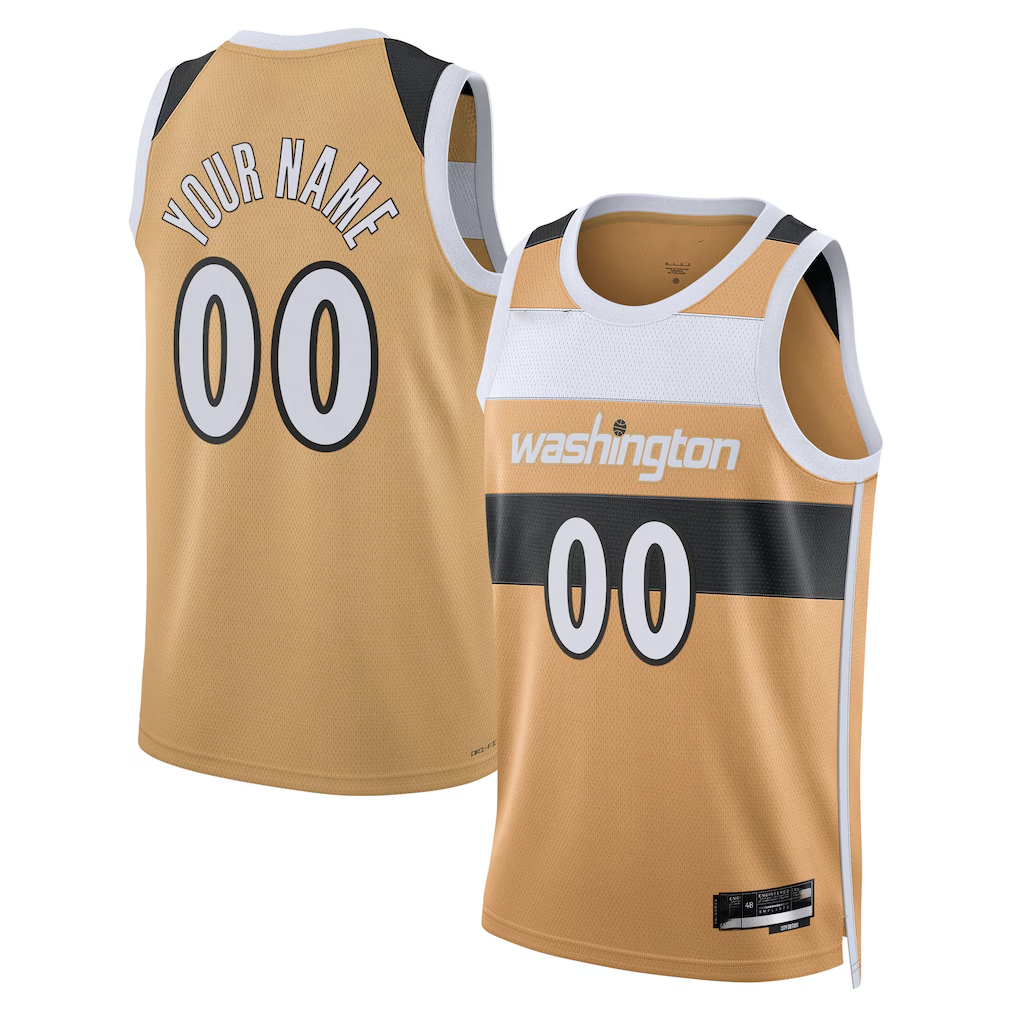 MyBoyd Custom W.Wizards Gold 202526 City Edition Swingman Jerseys