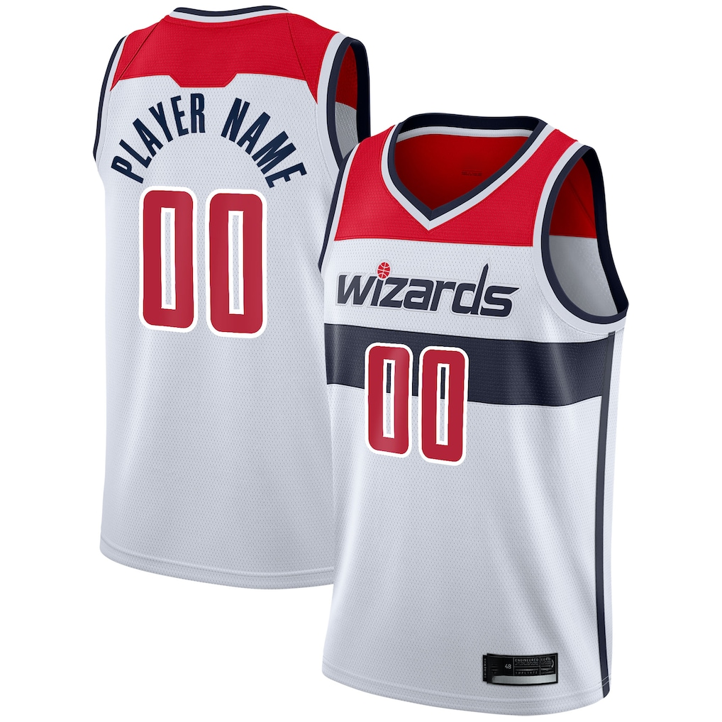 MyBoyd Custom W.Wizards White 202021 Swingman Jerseys - Association Edition