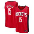 MyBoyd H.Rockets #15 Reed Sheppard Red Fast Break Replica Stitched Jerseys- Icon Edition