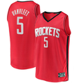 MyBoyd H.Rockets #5 Fred VanVleet Red Fast Break Replica Player Stitched Jerseys- Icon Edition