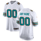 MyBoyd Custom M.Dolphins Game Secondary Alternate Stitched Jerseys