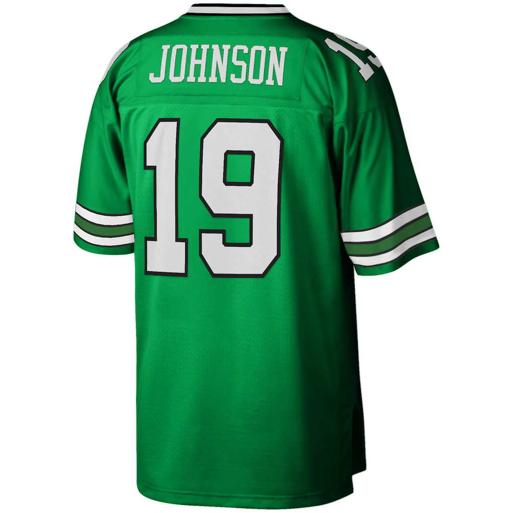 MyBoyd NY.Jets #19 Keyshawn Johnson Mitchell & Ness Kelly Green Legacy Replica Puhic Stitched Jerseys