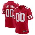 MyBoyd Custom SF.49ers Game Home Scarlet Stitched Jerseys