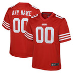 MyBoyd Custom SF.49ers Red Game Team Colour Stitched Jerseys